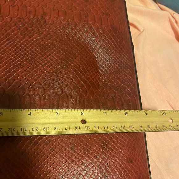 Chic Brown Snake Print Shoulder Bag - Picture 6 of 6